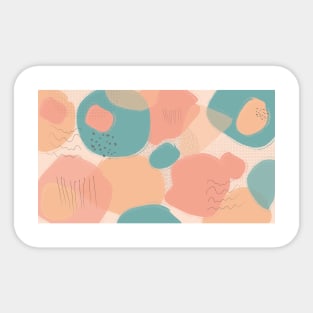 Abstract Organic Hand-Drawn Pattern Sticker